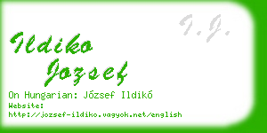 ildiko jozsef business card